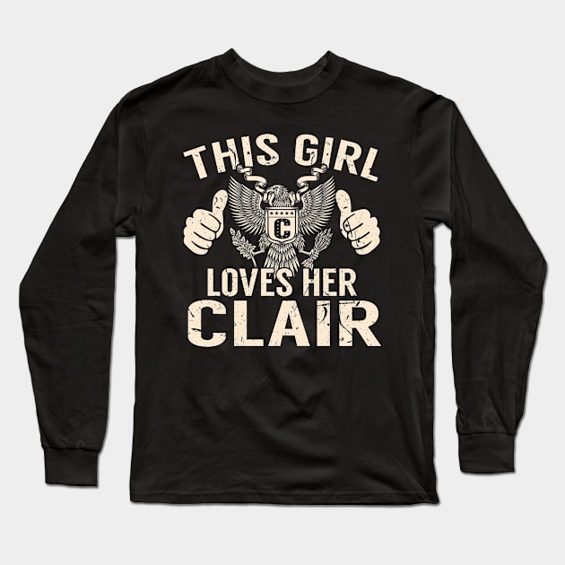 CLAIR Long Sleeve T-Shirt by Jeffrey19988